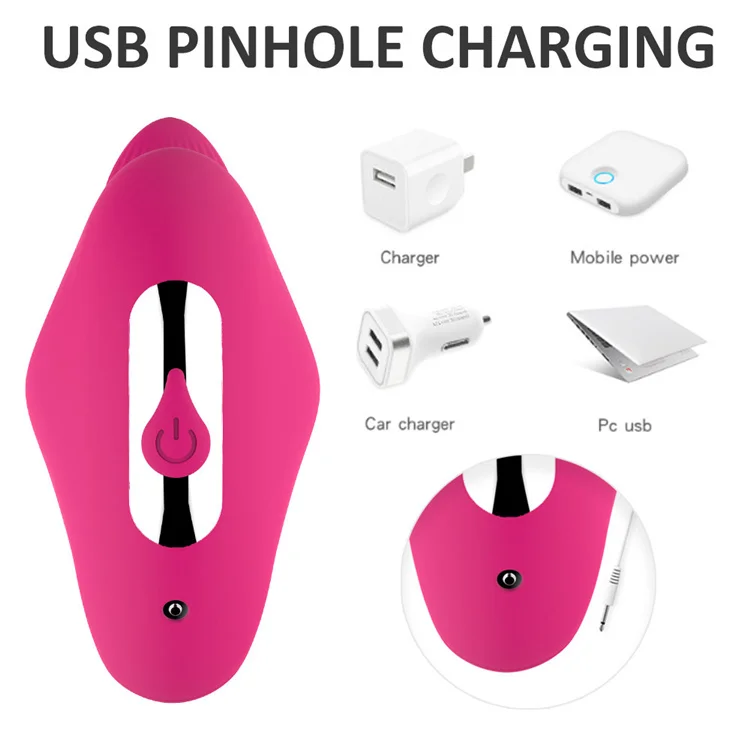 Remote Controlled Wearable U Shape Device Massager Lipstick Vibrating Panties Dildos Vagina 