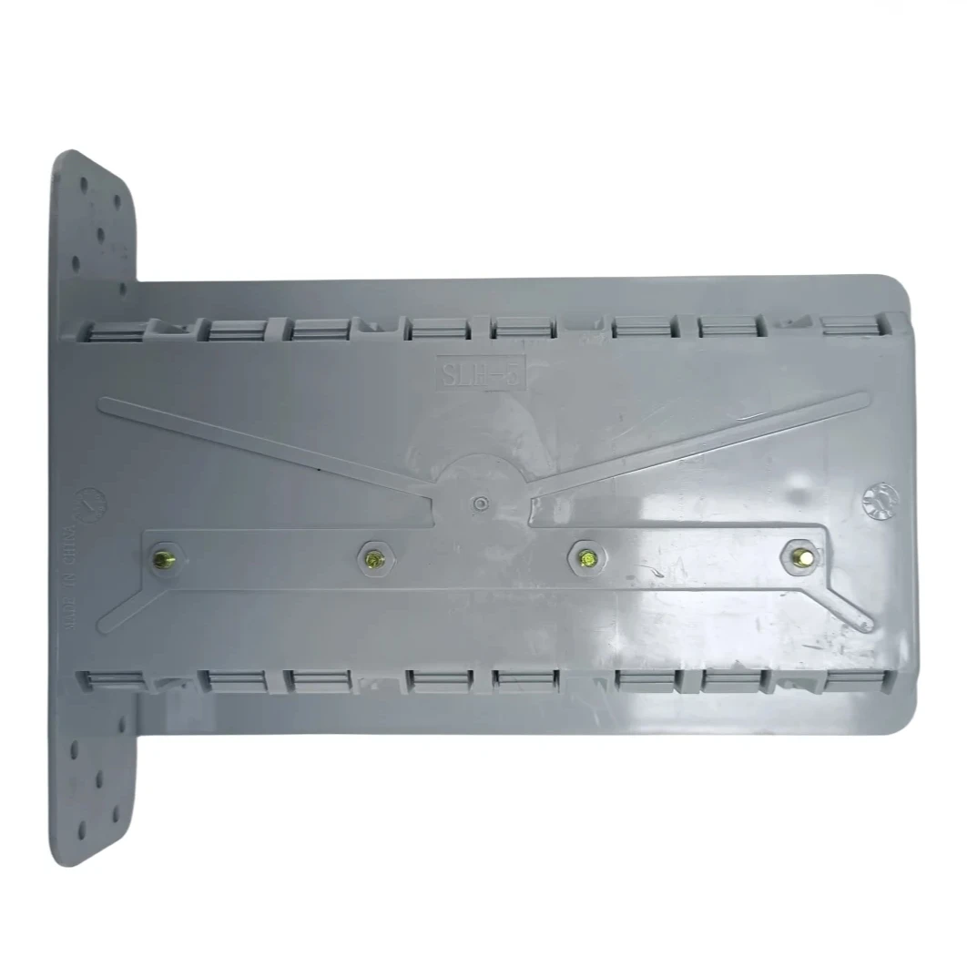 4-gang Non-metallic Device Box Rectangle Plastic Box Indoor Use Gray ...