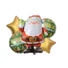 Hello Santa Character helium balloon Christmas Tree Foil Balloon for Merry Christmas Party Decoration