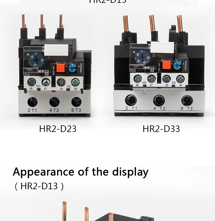 Vecas Hr2 Relays Thermal Overload Relay Hr2d33 2836 Amp Overload