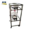 Large lab and industrial vacuum filter separating funnels for vacuum filtration