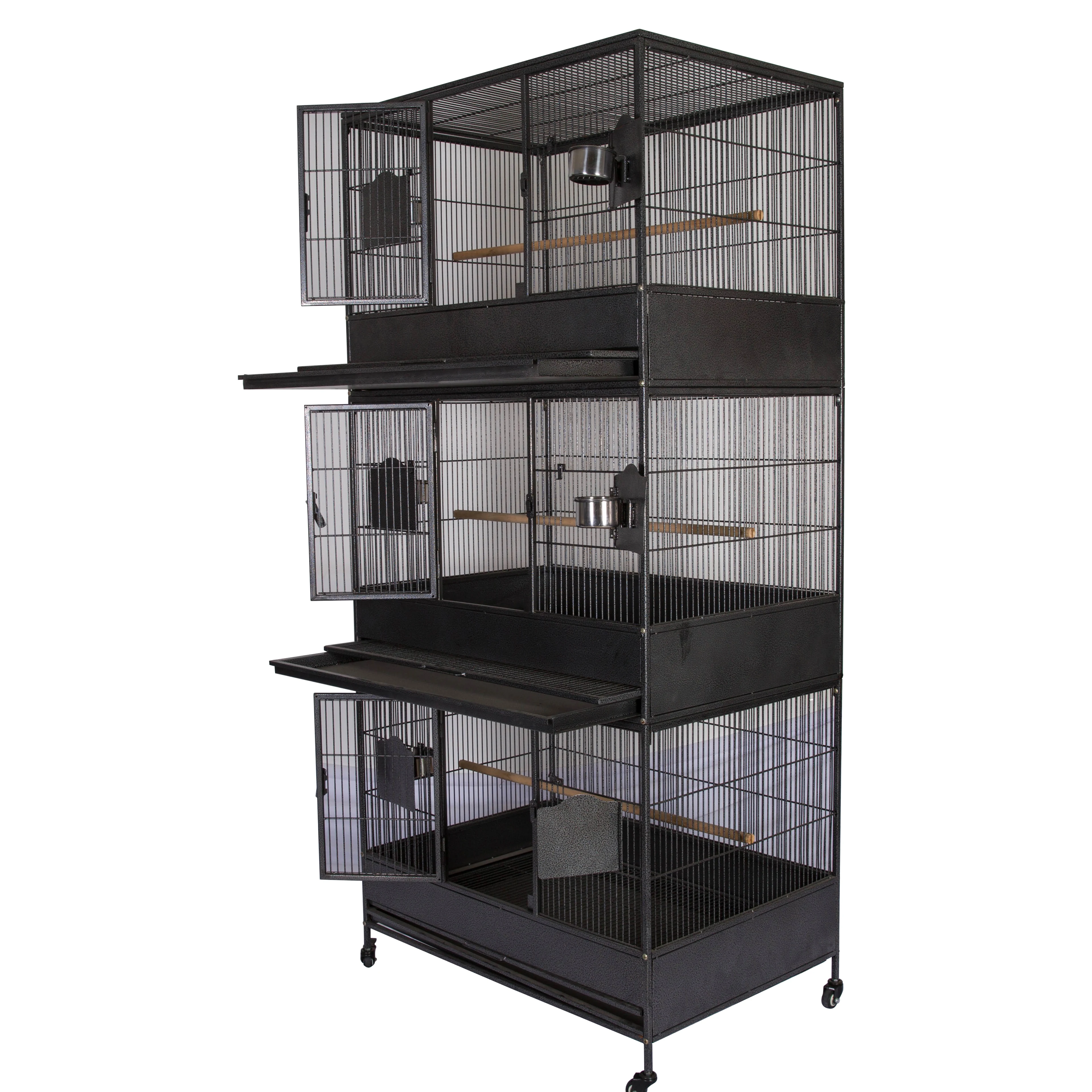 New Large Triple Stackers Wrought Iron Breeding Breeder Parrot Aviary Bird Cage Buy Breeding 