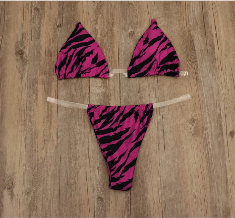 2020 Fashion Sexy Brazilian Bikinis Exotic Unique Design Zebra-stripe ...