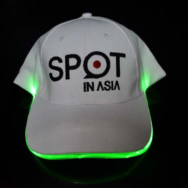 running hat with lights