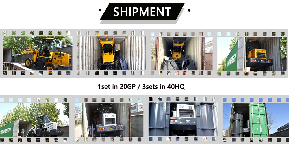 1.2Ton Mini articulated front wheel loader