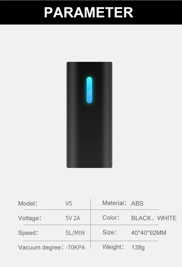 Vnost Business Trip Portable Travel Vacuum Bag With Electric Pump