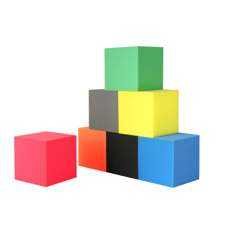 
China Most Reliable Manufacturer Best Selling Durable Flame Retardant Memory Foam Cube Toy For Trampoline 