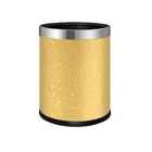 automatic large gold smart sensor trash can steel trash can for hotel