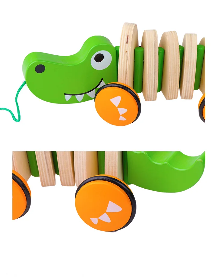 Wooden Educational Pull Along Toy For Kids Toddlers Buy Wooden Pull