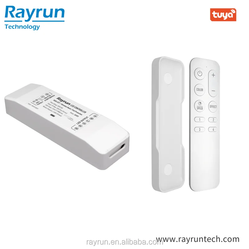 Rayrun XT51 Tuya Wifi RGB+CCT CV LED Controller With Remote Control