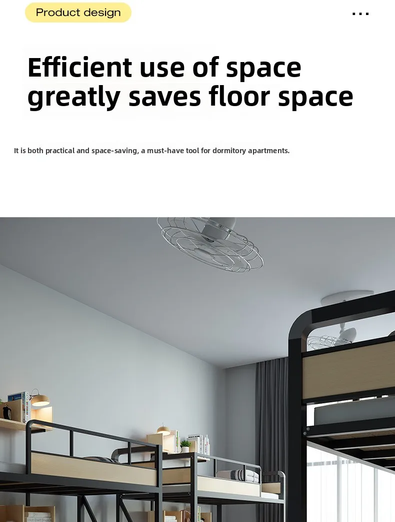 product modern two layer conjoined bunk iron bed student dormitory metal bunk bed-16