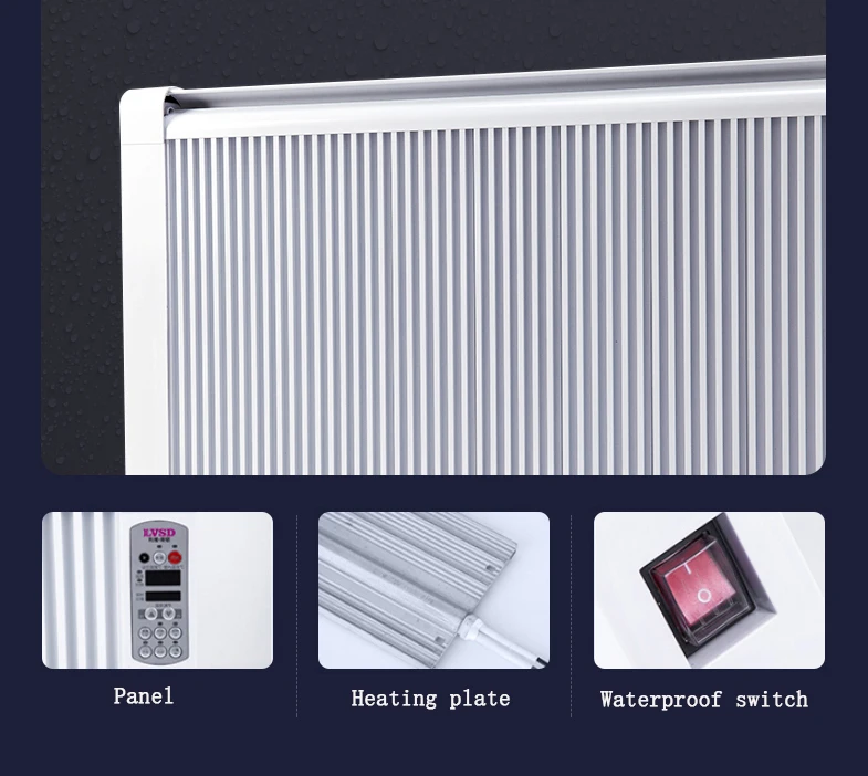 Wall Mounted Convector Heater, 2000w, Aluminum - detail 10