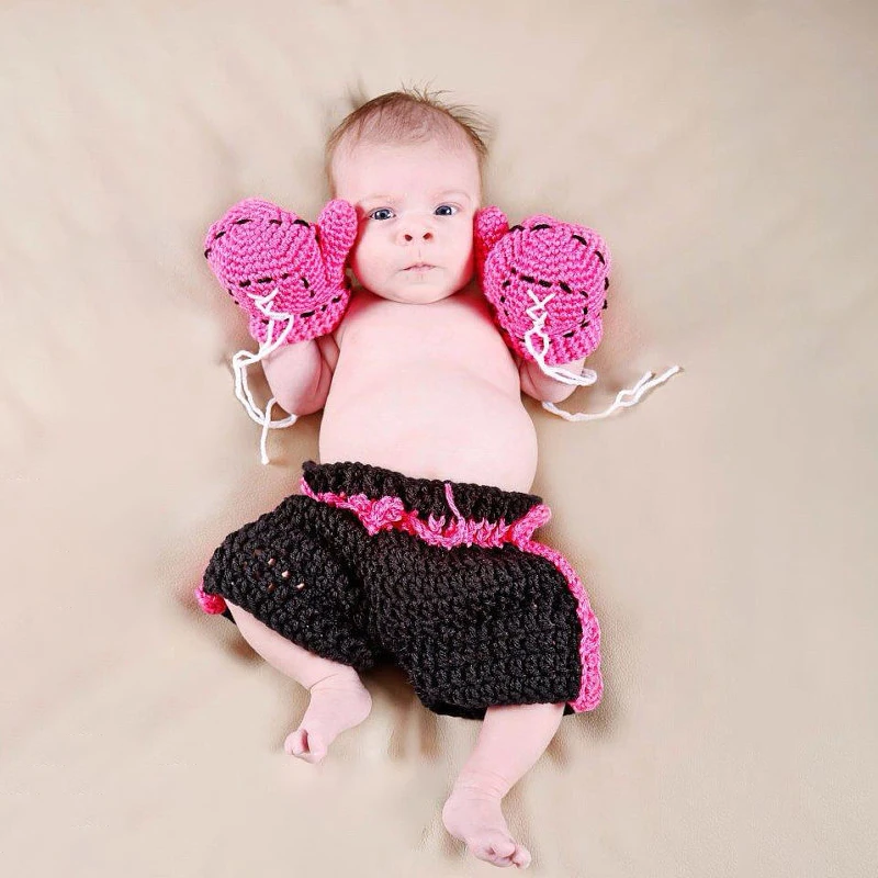 Creative Baby Boxing Styling Photography Costumes Knitted Funny Dress Up  Baby Photography Clothing Set - Buy Newborn Photography Clothing,Newborn  Photography Funny Dress Up,Baby Photography Costumes Product on 