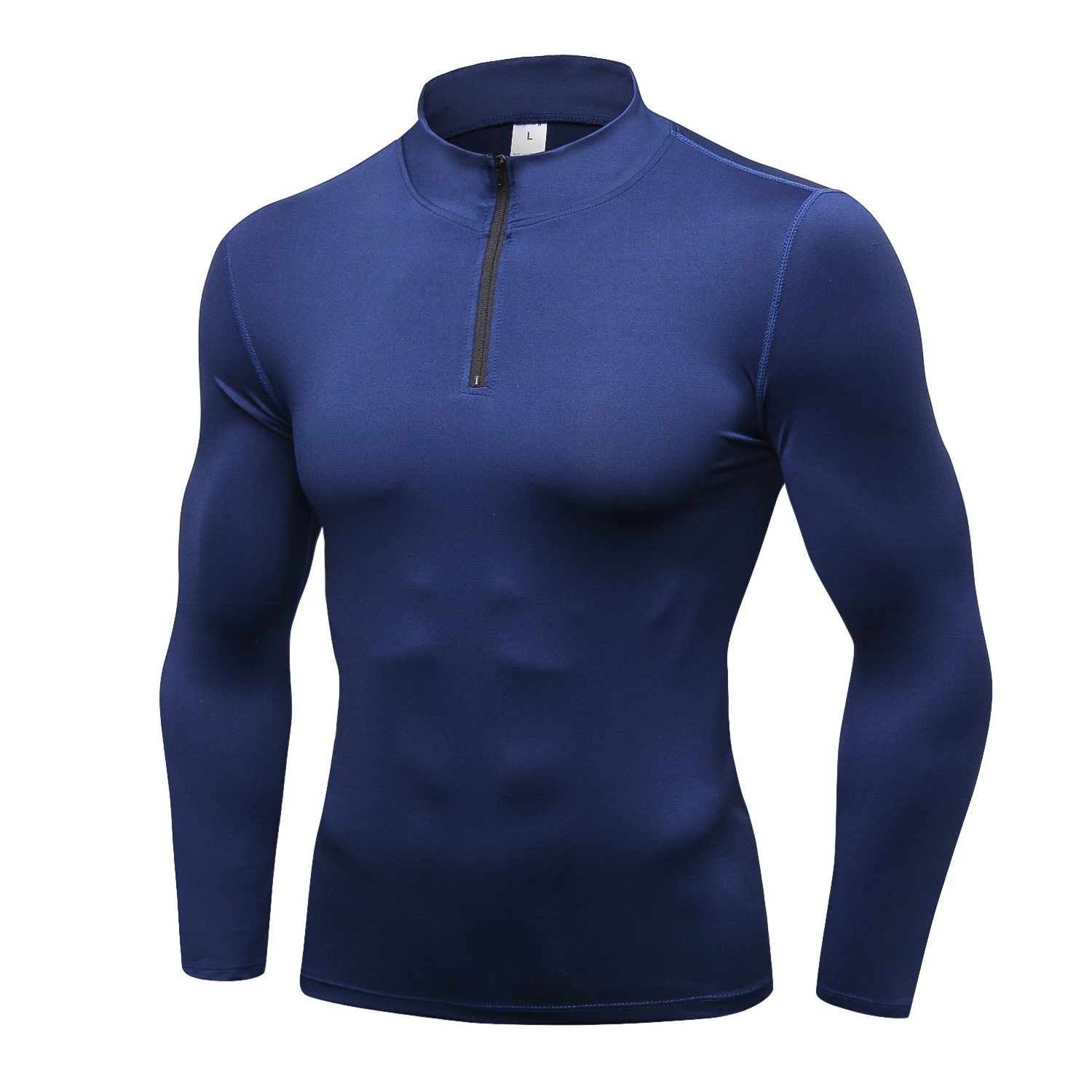 Mens Compression Cool Dry Base Layers Long Sleeve Tight Shirt Tops Gym Athletic 