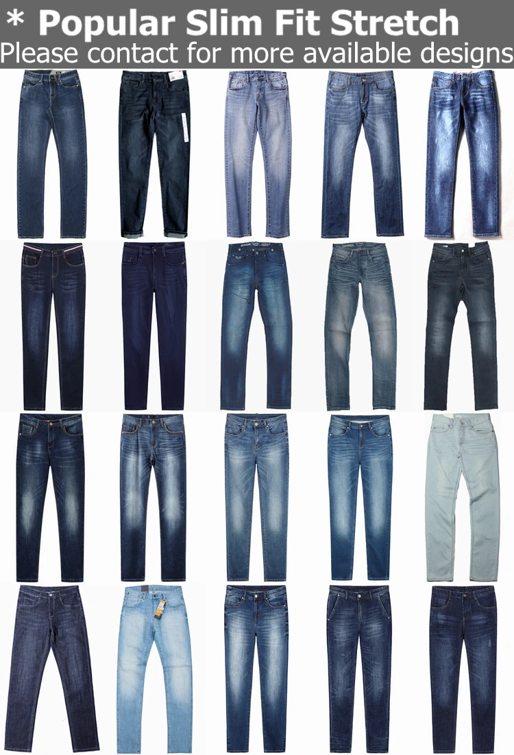 Mens Jeans Straight Cut Cheap Denim Jeans For Men Loose Liquidation ...