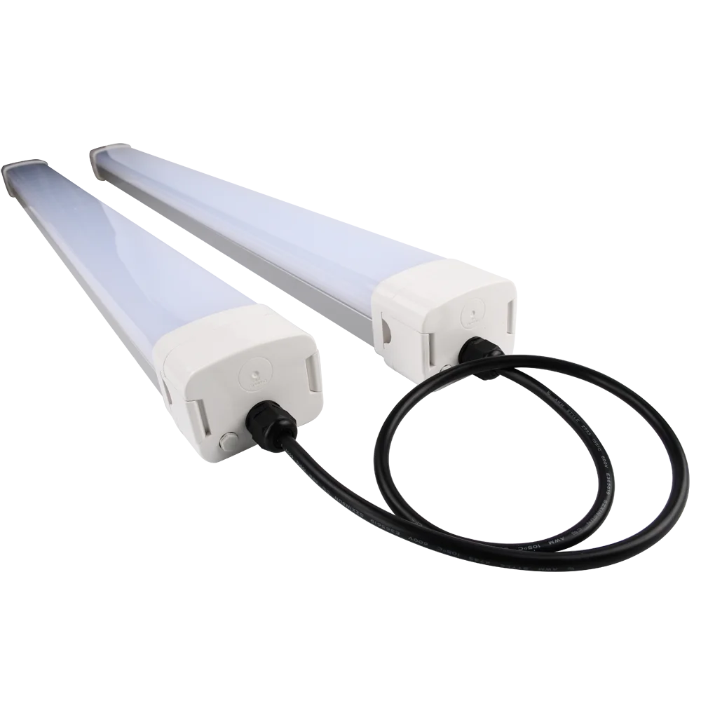 Waterproof Led Tube Linear Fixture Triproof Industrial  Vapor Tight Fixture 60w LED Tri-proof Lights with Motion Sensor