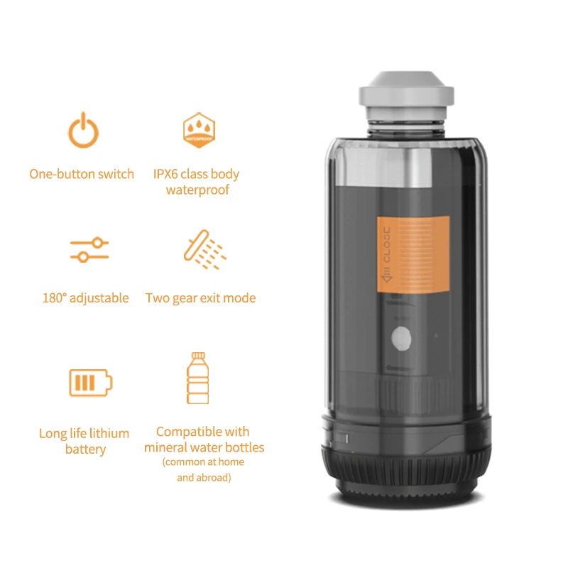 Latest Portable Bidet Sprayer Electric Handheld  Adjustable Nozzle for Travel Baby Elderly Care Prayer Cleaning manufacture