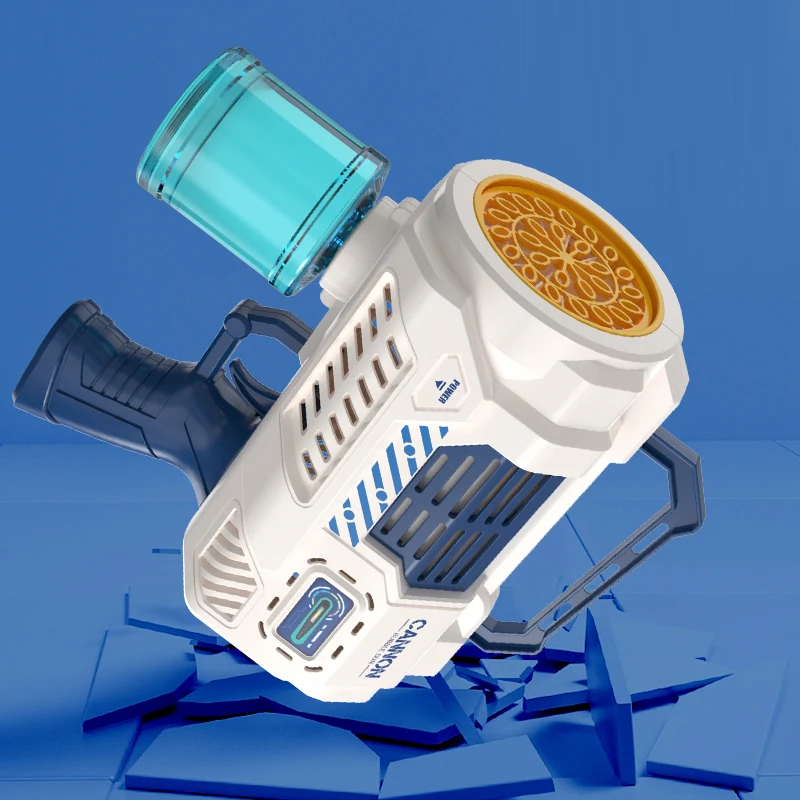 26 Hole Fully Automatic Rocket Launcher Bubble Machine Electric Multi