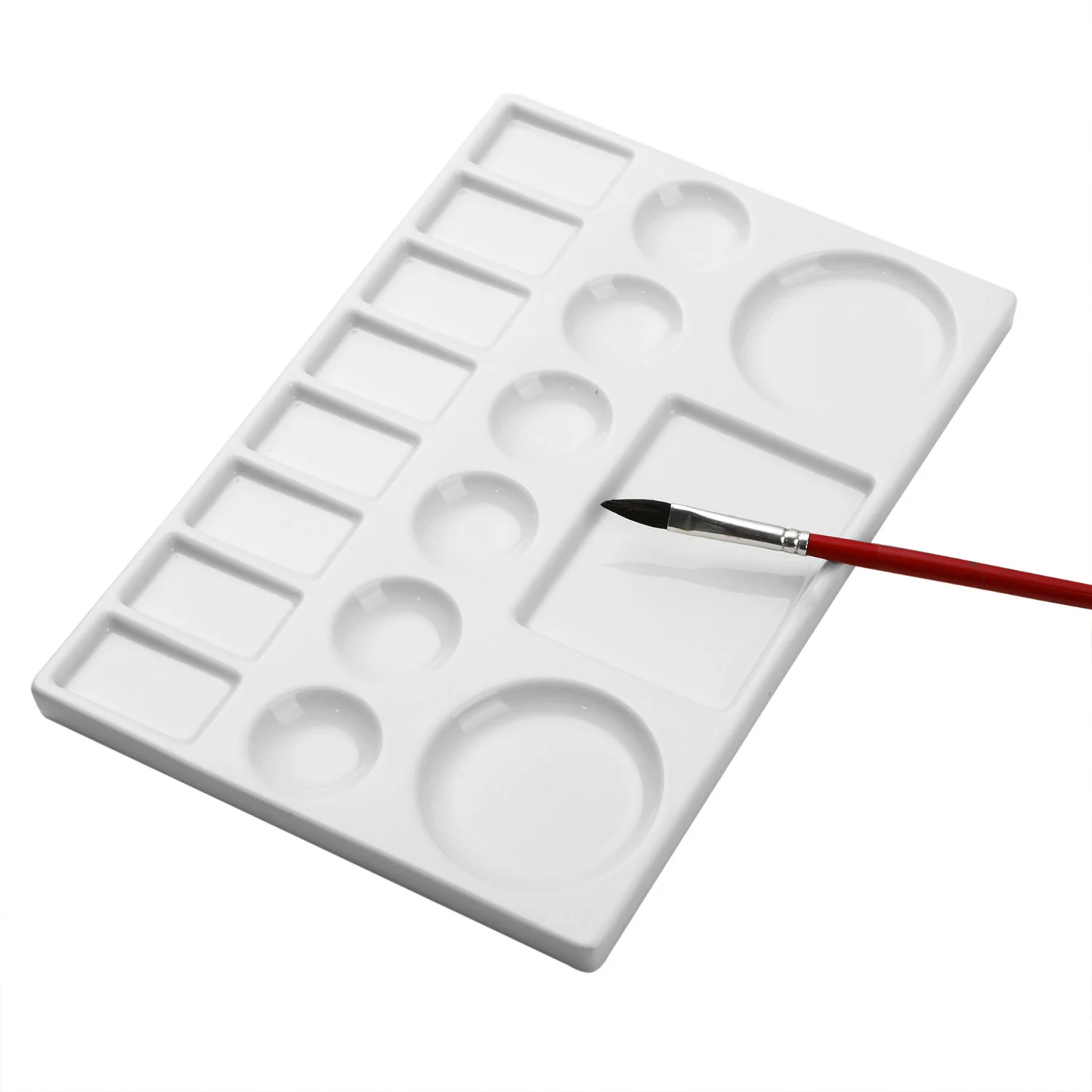 Meeden Ceramic Artist Paint Palette,Porcelain Mixing Tray For
