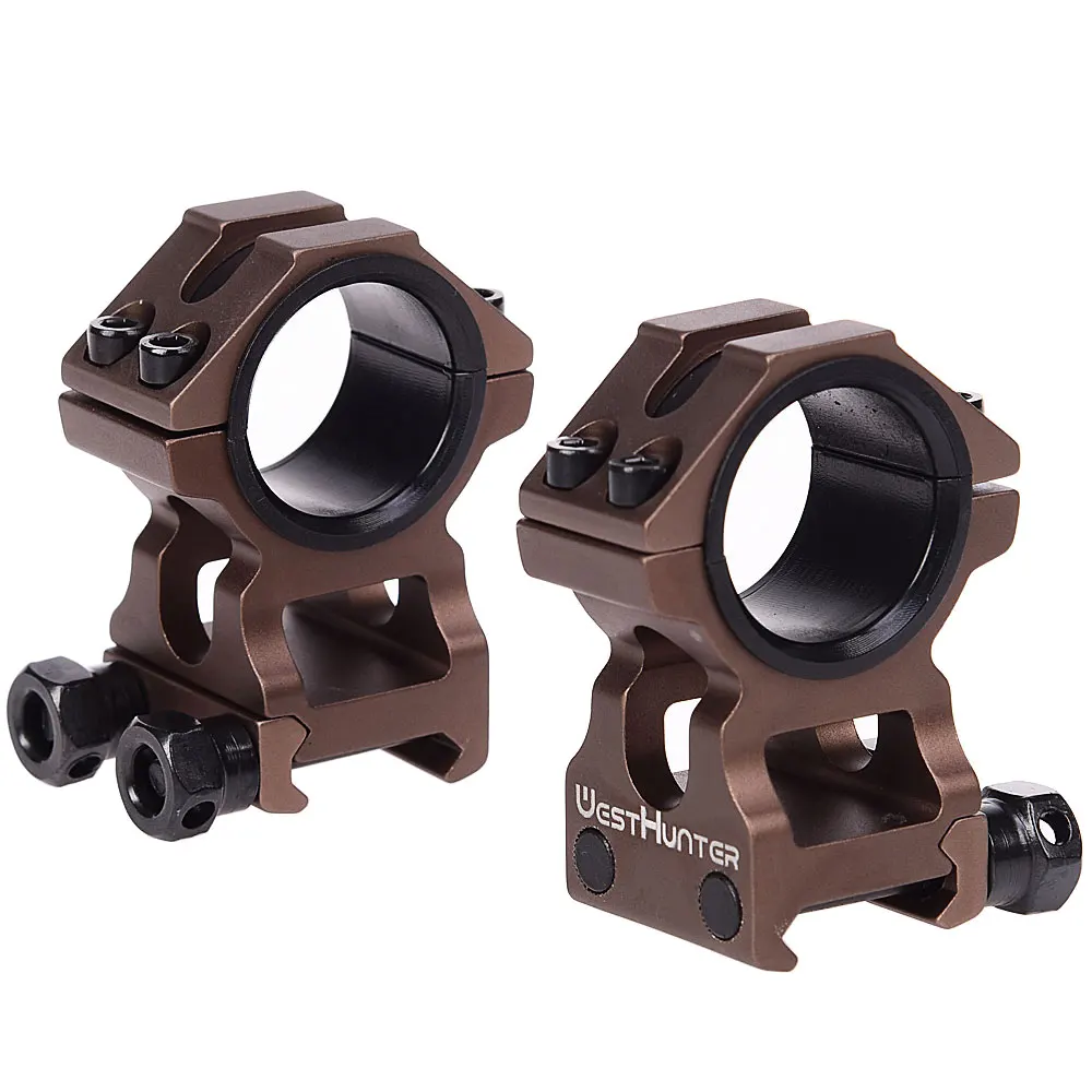 High Profile Picatinny Scope Rings 1 inch/30mm Dual Rings Scope Mounts