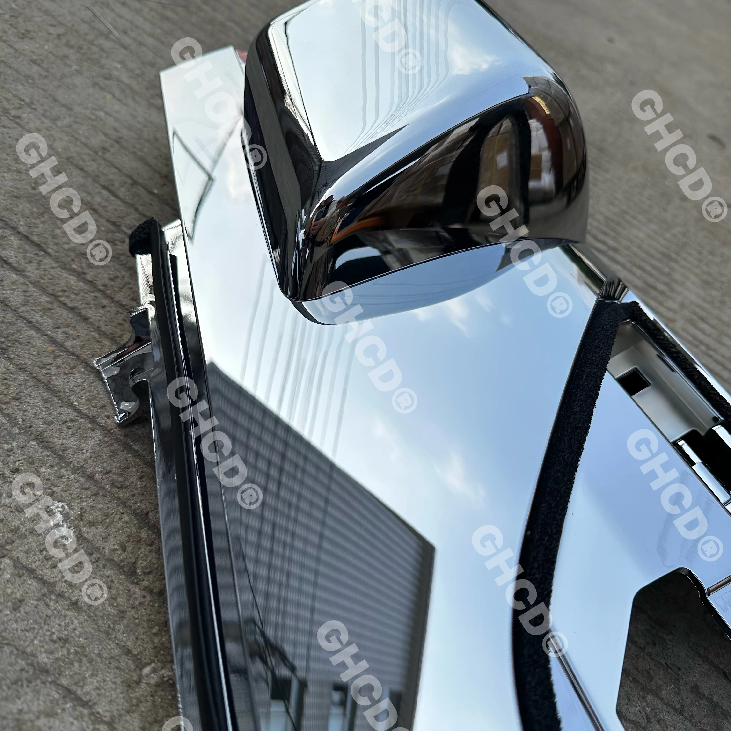 GHCD Hot Product/new Type Chrome Plated Curve Corner Panel for Japanese Truck ISUZU ELF 2023-ON factory