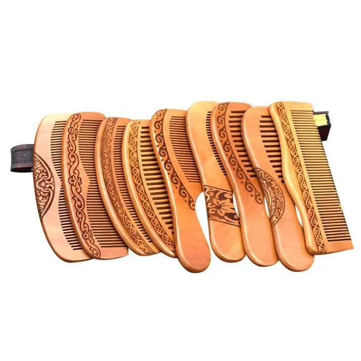 Zero Waste Gift Detangling Fine Tooth Shower Comb Bamboo Hair Comb