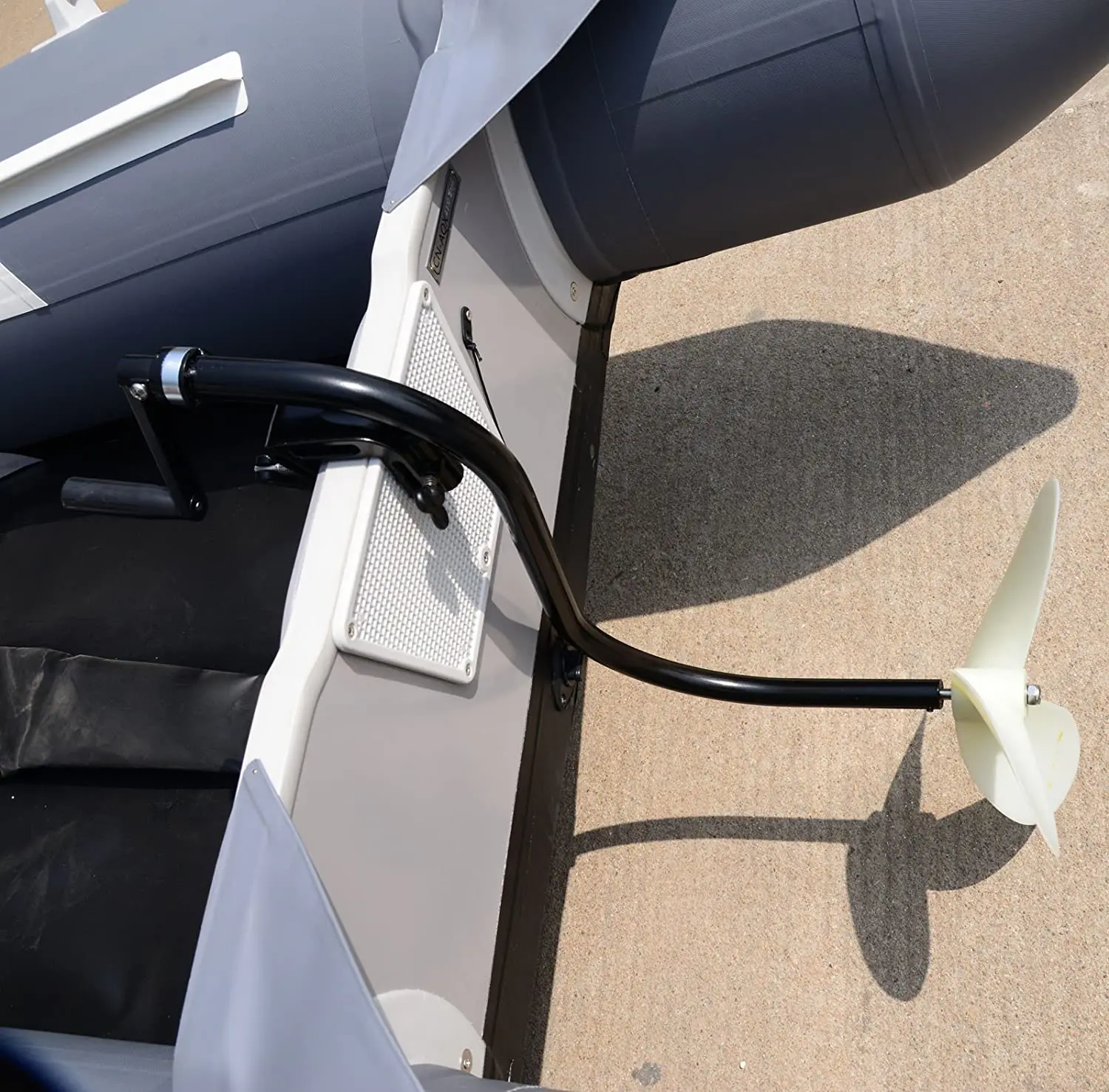 Operated Outboard Motor Hand Crank Inflatable Boat Trolling Motor Boat