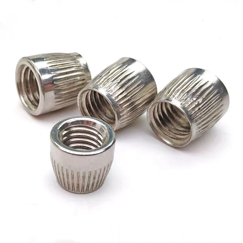 sus304内螺纹锥形帽锥形滚花膨胀内爆锥螺母