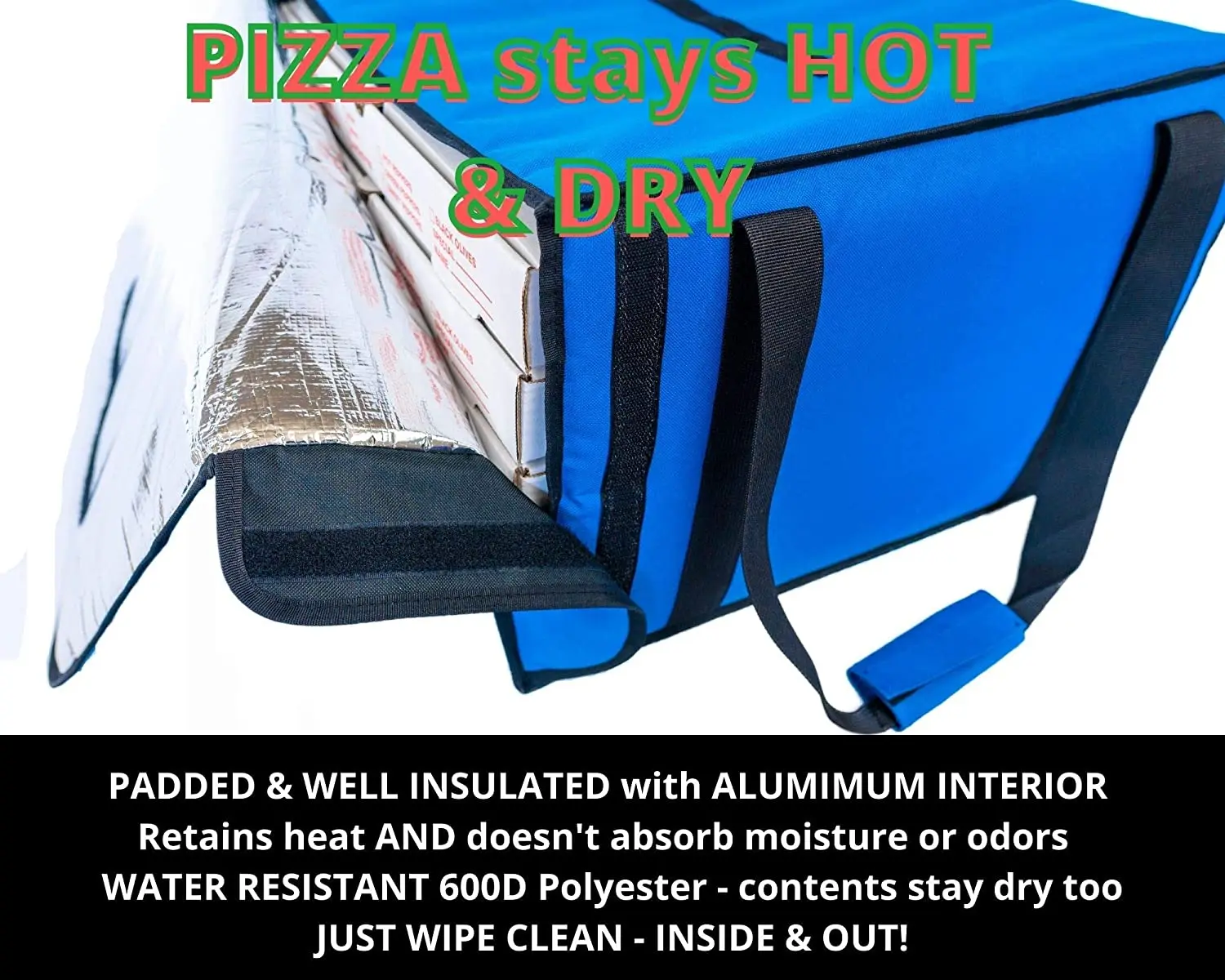 Custom Heavy Duty Insulated Pizza Food Delivery Bag Buy Custom Logo