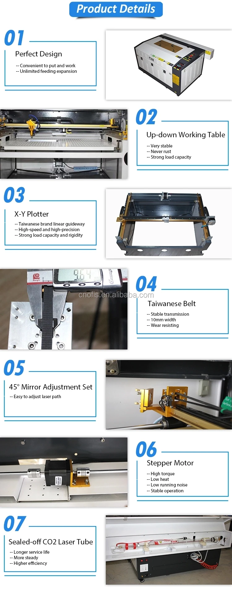 Small Laser Cutting Engraving Machine 40*60cm OFIS in China