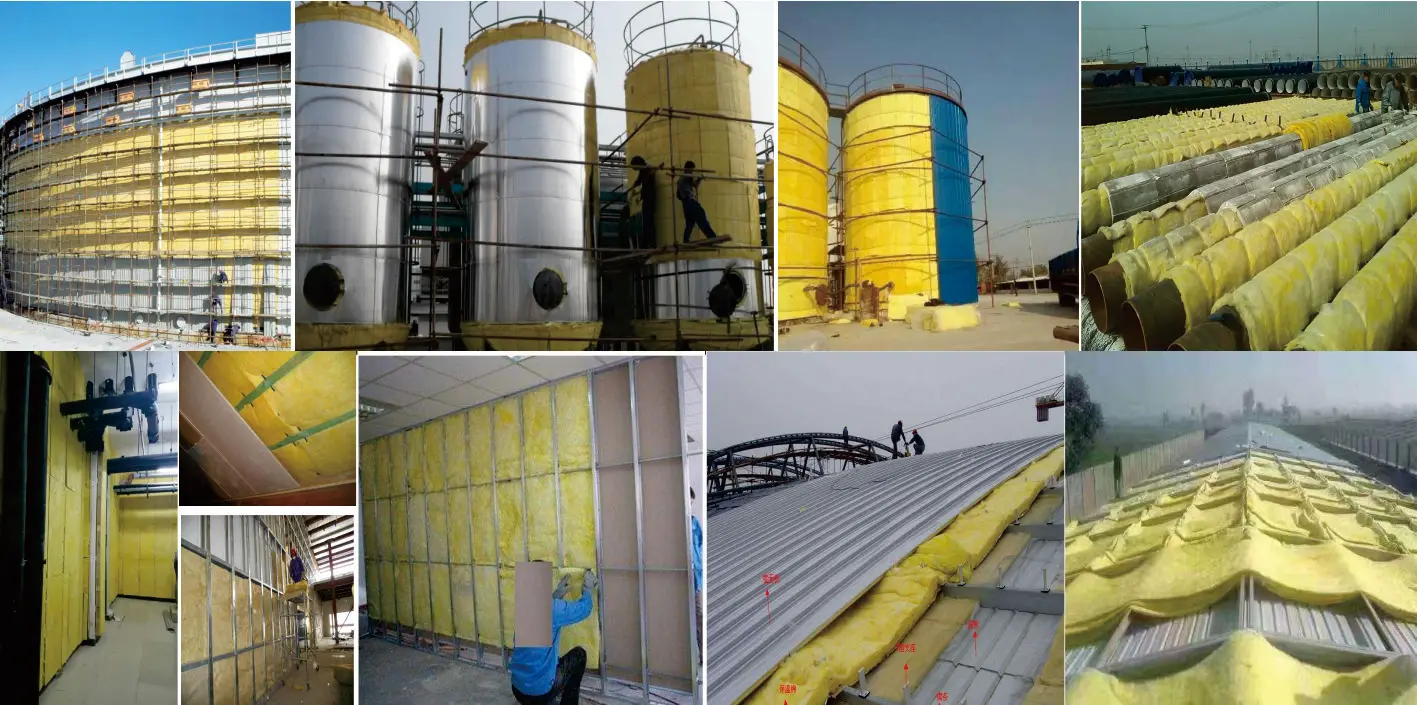 fireproofing glass wool blanket