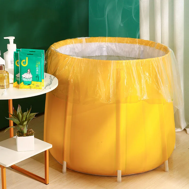 Small Disposable Bathtub Cover Liner Cover For Bath Shower Travel Salon