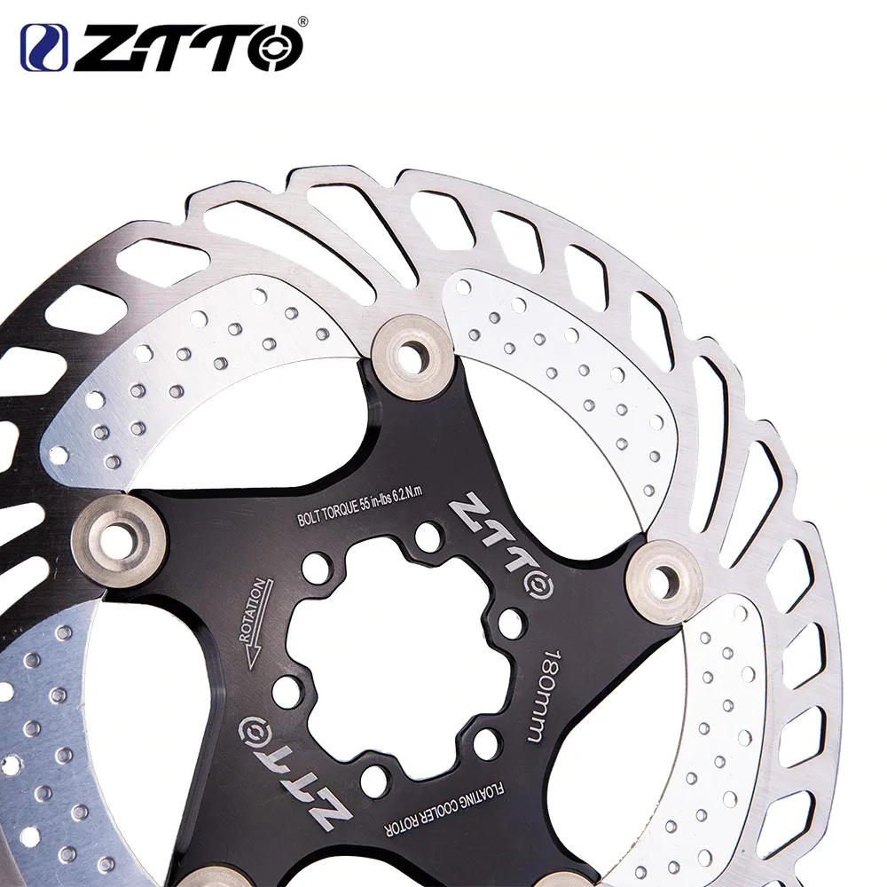 1pc ZTTO Bike Brake Disc Floating Rotor MTB Road Gravel Bike 140/160/180/203mm 
