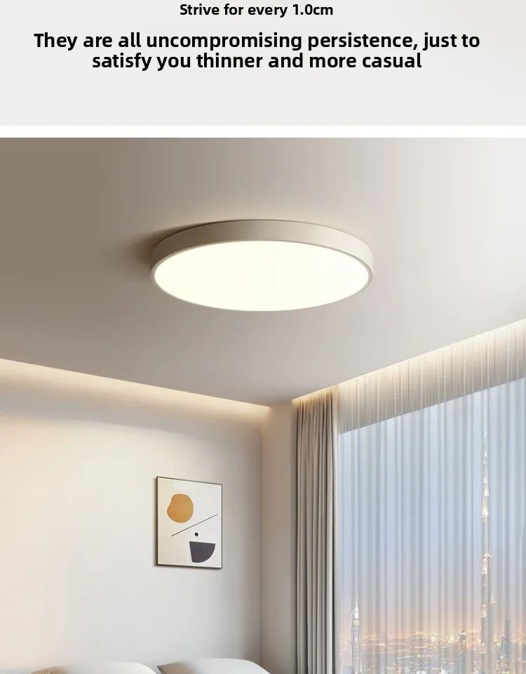 product modern led simple ceiling light iron base 4000k ip44 for living dining room balcony corridor home office decoration zhongshan-0