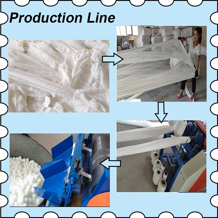 Pocket Filter Material Polyester Fiber Balls for Water Treatment