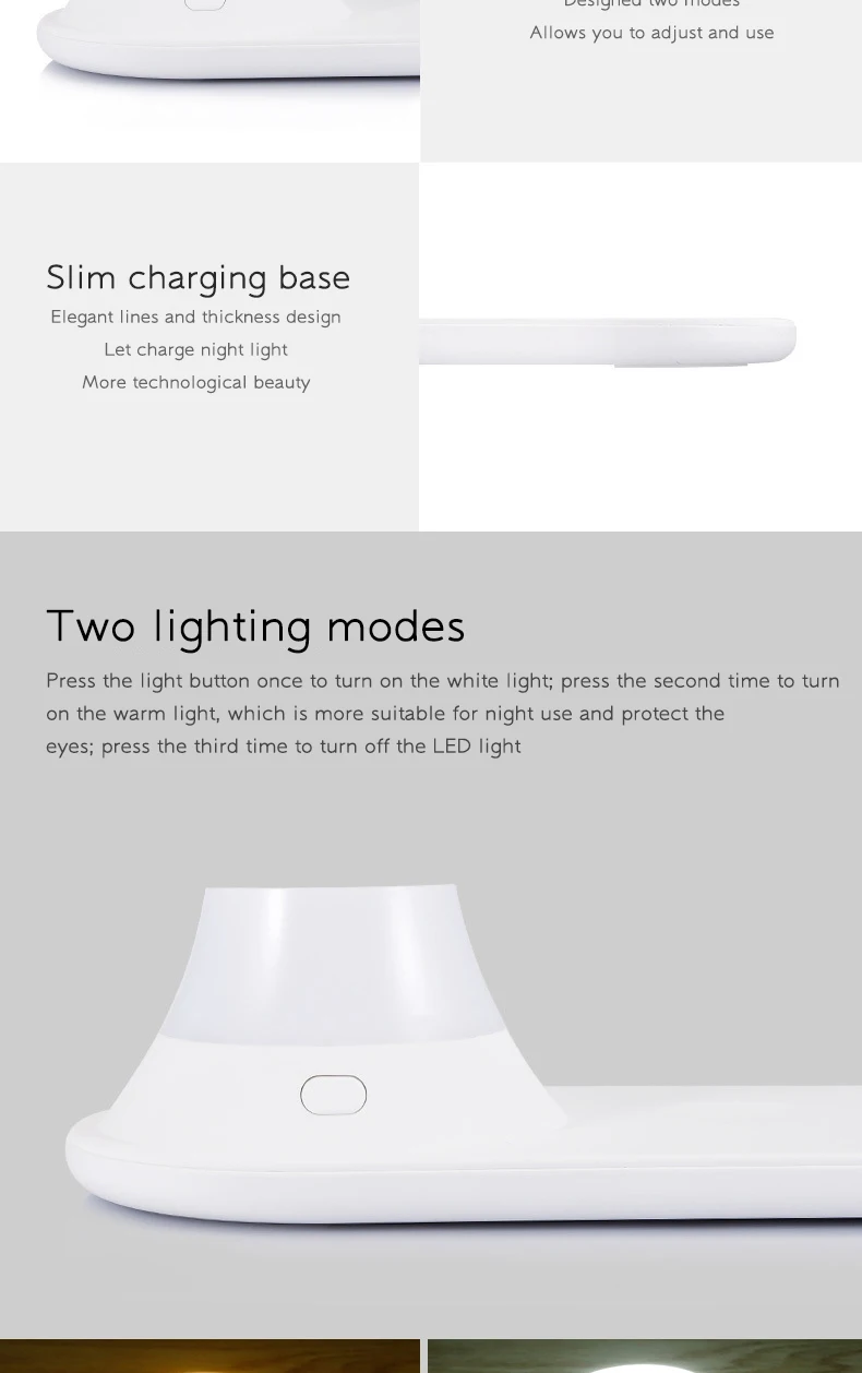 2020 New QI Wireless Fast Charging Station LED Night Lamp With Mobile Phone Wireless Charger Universal Wireless Charger 3 in 1