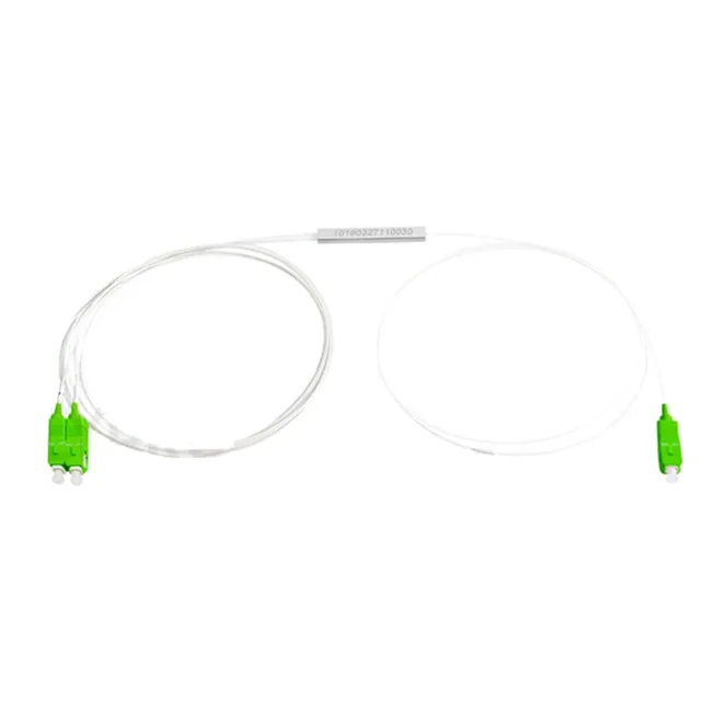 250um Bare Fiber PLC Mini Optical Splitter 1x2 SC APC
