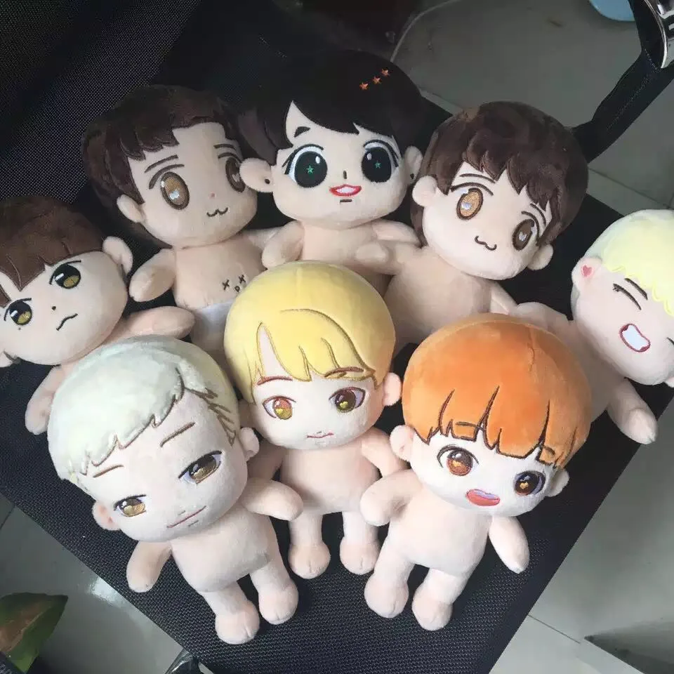 Custom Korean Plush Toy Star Doll Stuffed Toy Kpop Plush Doll With Low Moq  - Buy Star Doll,Korean Plush Toy,Kpop Plush Doll Product on 