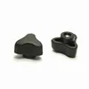 High quality plastic molded fastening screwing knobs knob bolts can be customize Triangle knob