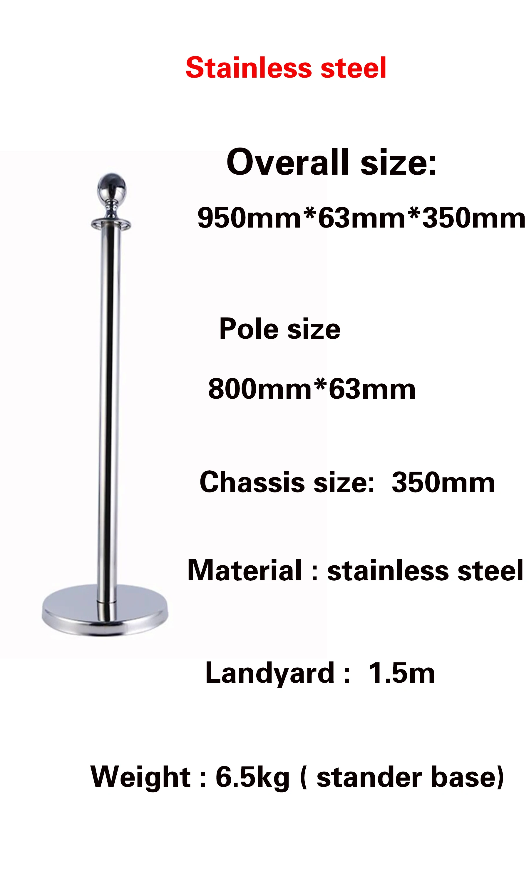 Retractable Stainless Steel Railing Stanchion Crowd Control Queue ...
