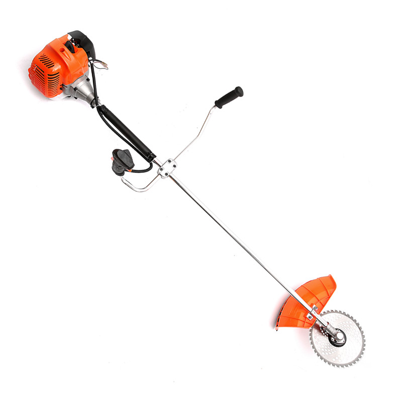 
2-Stroke engine gasoline brush cutter side back for gardening weed removal 