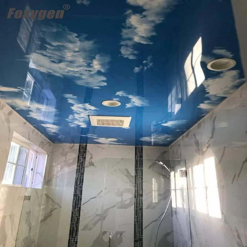 Soft Roll PVC stretch ceiling film FOXYGEN002 Customized size and roll material available max width 3.2 meter 