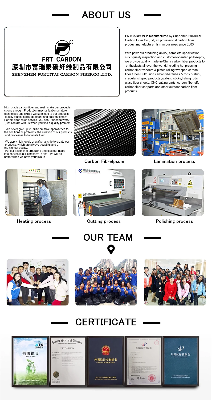 High Strength 3k Carbon Fiber Sheet Plate 2mm 2.5mm 3mm With Carbon