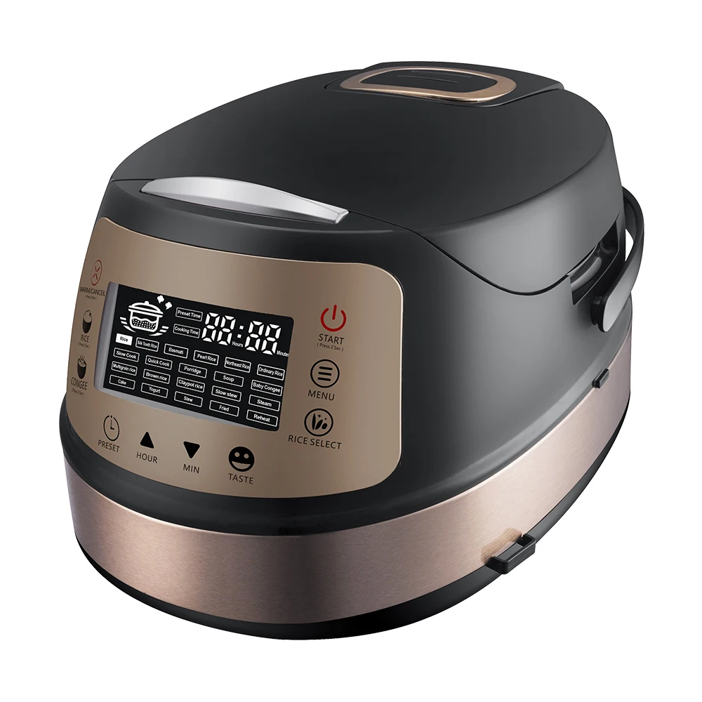 Electric Rice Cooker 5kg Multicooker National Digital Suqre Smare