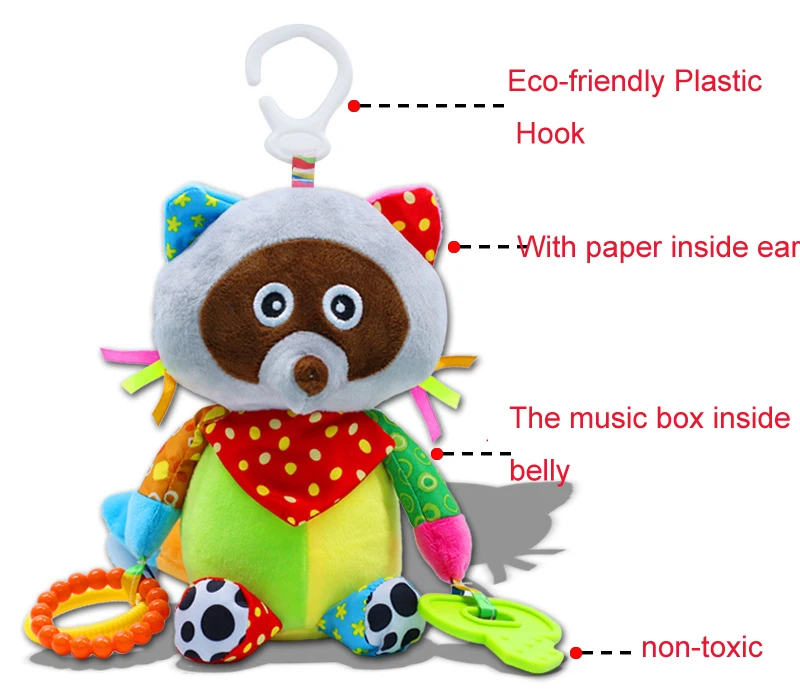 Best Selling Chew Educational Soft Stuffed Plush Baby Teeth Toys Plush