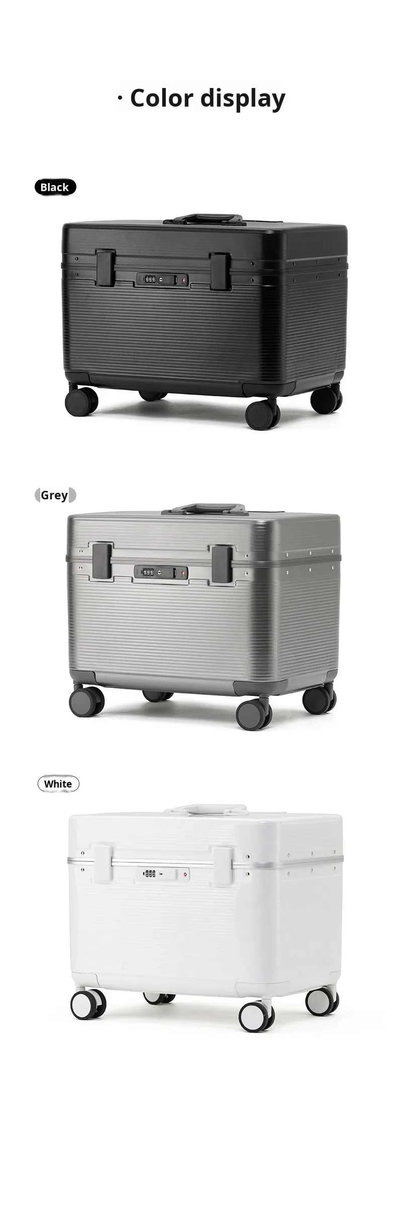 product 20 inch waterproof durable standing retrieval pc rolling luggage photography equipment pilot case carry on suitcase cabin-18