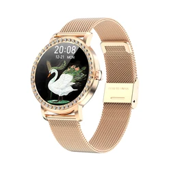 2021 smart watch mujer GW25 elegant fashion lady multi sport stainless steel reloj smartwatch PK L13 L15 L16 S30 S20 F10 W68