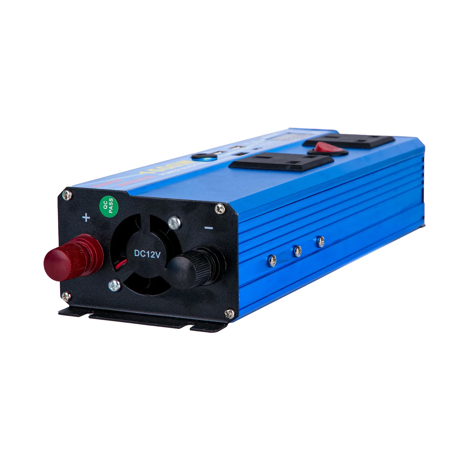 Outlet Invert 2000w Car Power Inverter Dc 12v To 110v Ac With Led Display Dual Ac ...