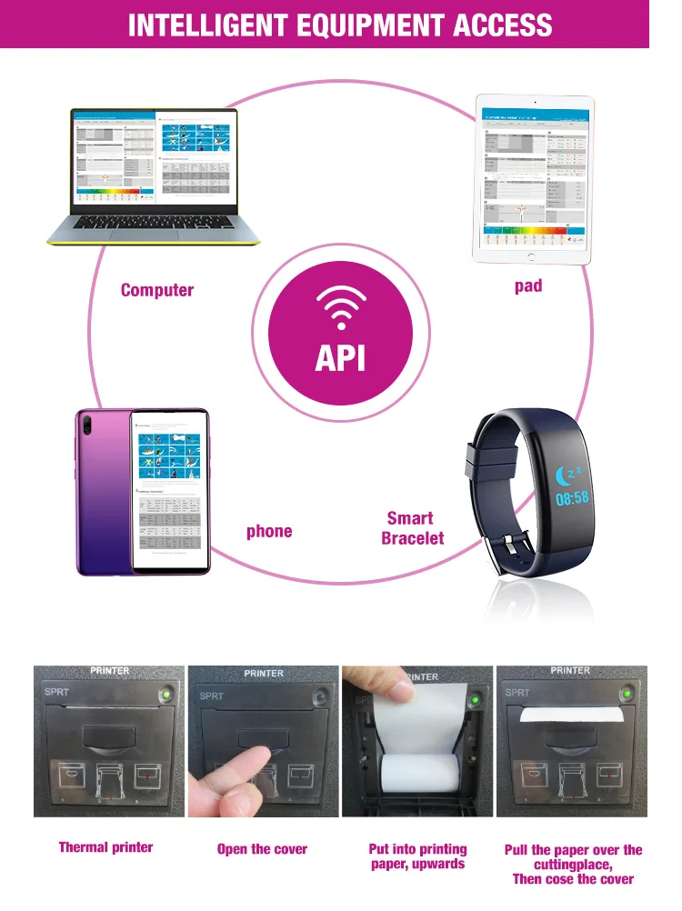 CE approval bioimpendance body analyzer machine price