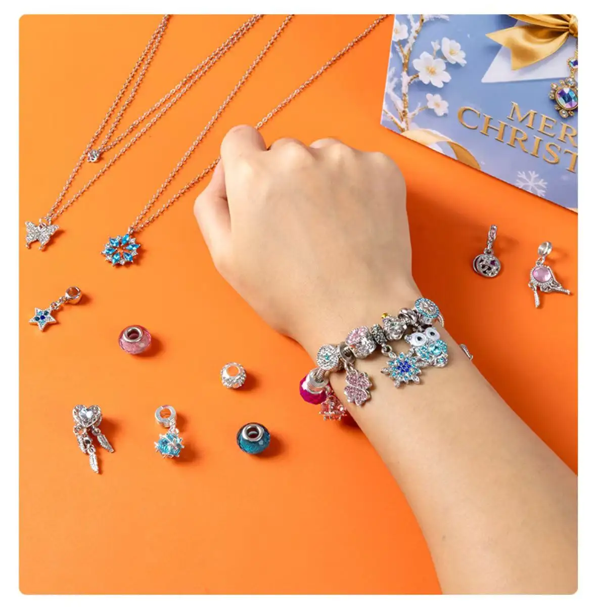 Christmas Advent Calendar Bracelets 2026 for Girls 24 Days Xmas ...
